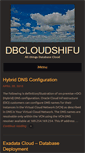 Mobile Screenshot of dbcloudshifu.com