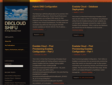 Tablet Screenshot of dbcloudshifu.com